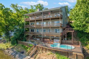 Lake of the Ozarks Home with 3-Story Deck and Views